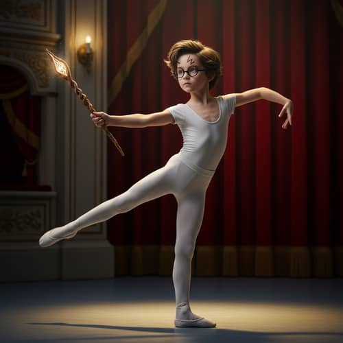Harry Potter Ballet Performance: Graceful Movements & Unique Wand