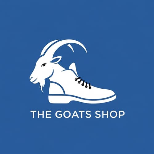The Goats Shop Logo Design | Creative Shoe Store Branding