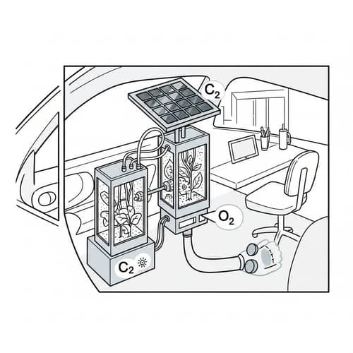 Compact Solar-Powered CO2 to Oxygen Device