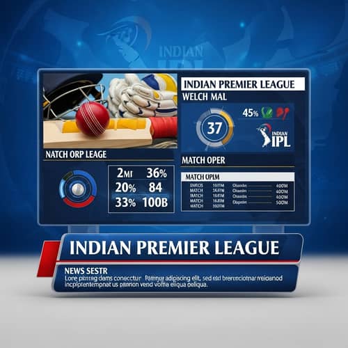 IPL News Broadcast: Cricket Equipment, Player Stats, Match Schedules