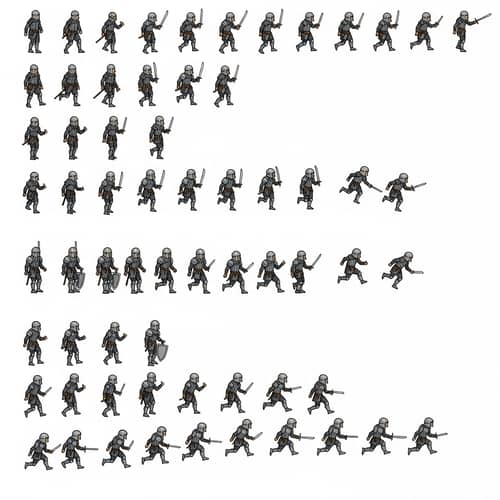 Custom Sprite Sheets with Unique Styles