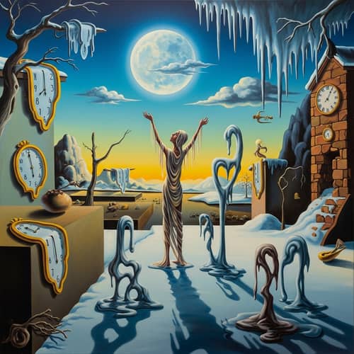 Surreal Winter Solstice Landscape - Enchantment & Colors