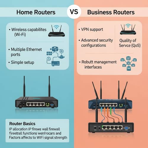 Types of Routers: Home & Business | Infographic