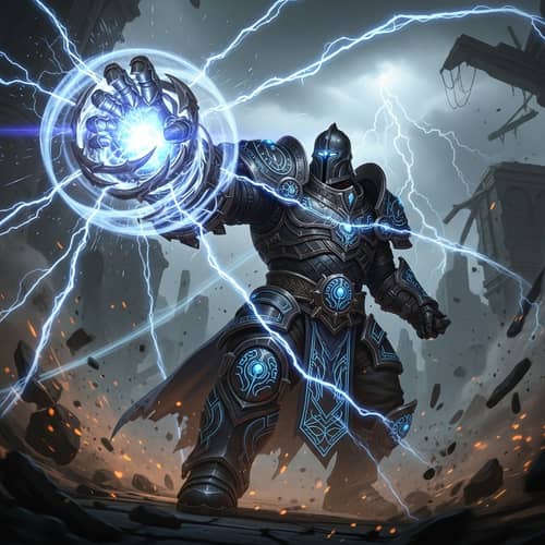 Unstoppable Armor-Wearing Character Rampages with Arcane Artifact