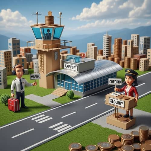 Efficient Minimalist Airport Design | Innovative Material Usage