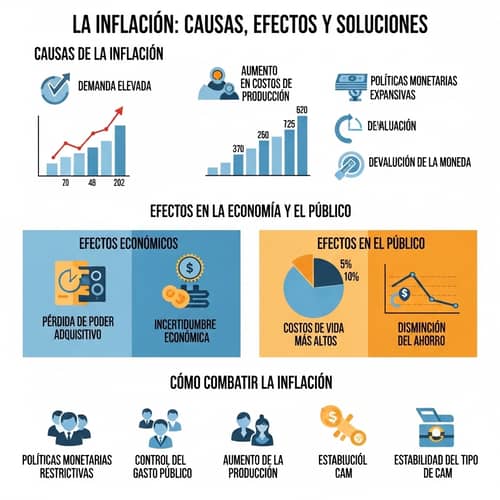 Inflation Infographic: Factors, Combat Strategies, Effects