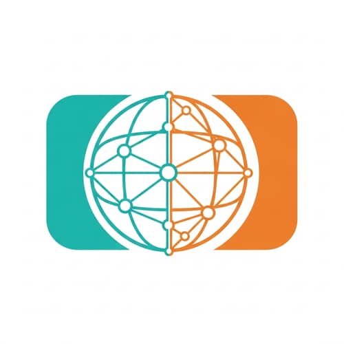 Modern Website Logo Design in Vibrant Colors