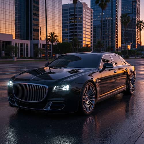 Detailed Car with Shiny Exterior | Intricate Design Features