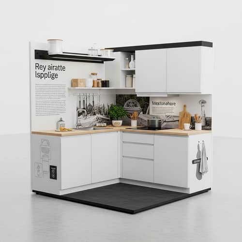Attractive Kitchen Module - Floor Space Information Attractive Kitchen Module - Floor Space Information