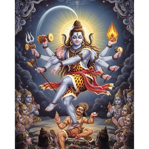Lord Shiva Tandava Dance: Divine Performance of Creation, Preservation, and Dissolution