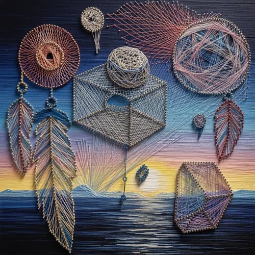 Dreamy String Art: Ethereal and Surreal Designs