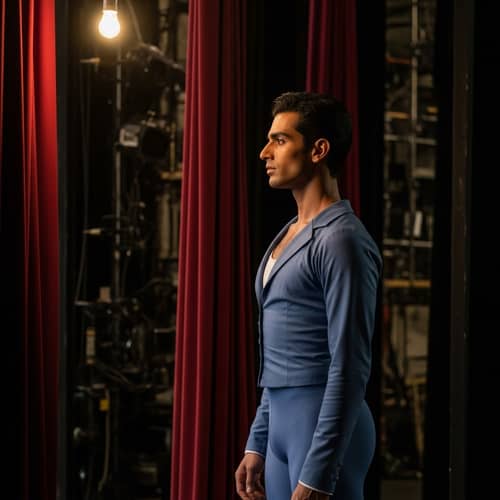 South Asian Male Ballet Dancer in Costume | Behind the Scenes