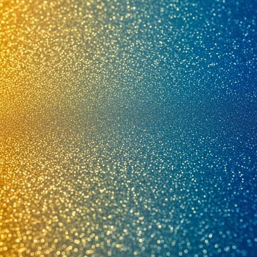 Radiant Sparkle Gold & Blue Gradient Image