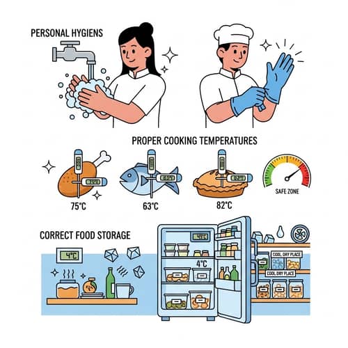 Minimalist Food Safety Regulations | Hygiene, Cooking, Storage
