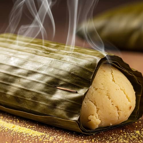 Plump & Steamy Banana Leaf Tamale | Authentic Mexican Cuisine