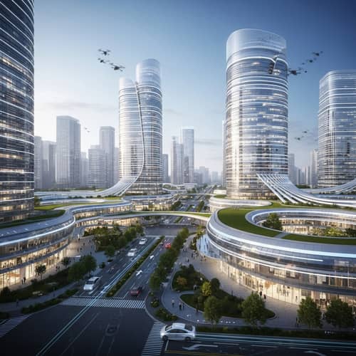 Sophisticated Futuristic Architectural Design