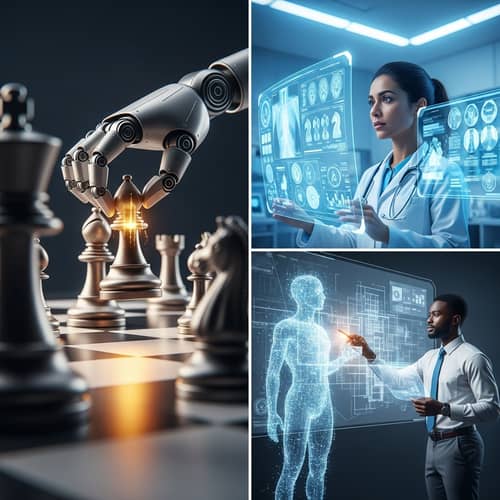 AI in Strategy Games and Medicine: Empowering Human Expertise