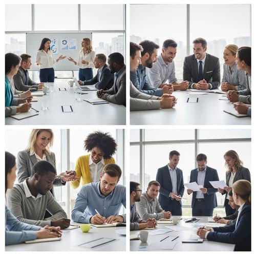 Diverse Conference Room Scenarios - Team Dynamics
