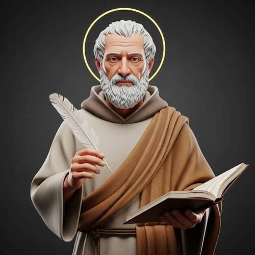 3D Representation of Saint Augustine of Hippo