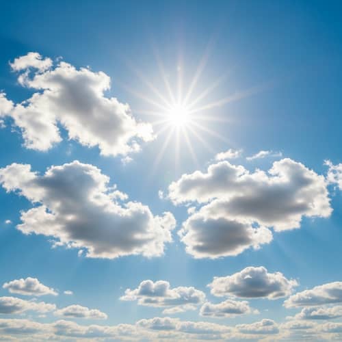 Sunny Sky Scenery | Vibrant and Energizing View