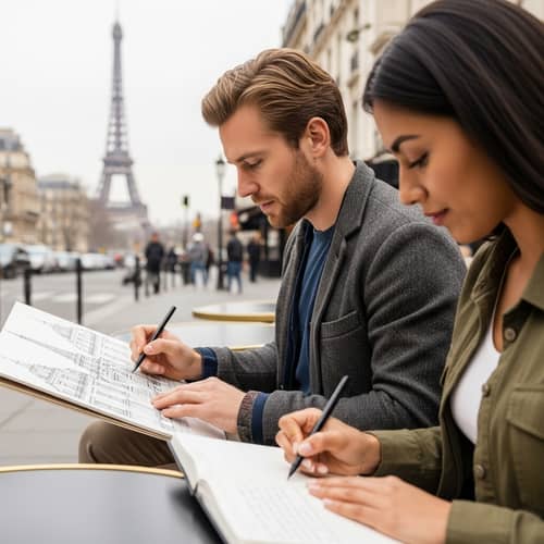 Inspired Sketching in Paris - Capturing Romance and Beauty