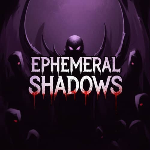 Ephemeral Shadows - Chilling Horror Logo Design