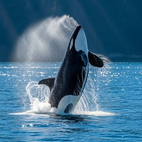 Orca Whale Backflip: Spectacular Aquatic Acrobatics in HD