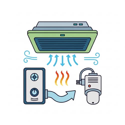 Ventilation Equipment Icon Design