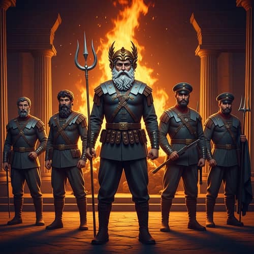 Ancient Roman Gods in Ukrainian Military Uniforms | Striking Image