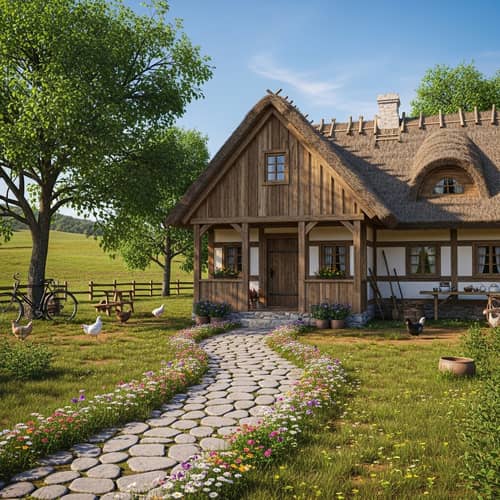 Quaint Rural House in Countryside - Serene Nature Getaway