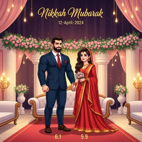 Nikkah Mubarak Wedding Ceremony 12-April-2024