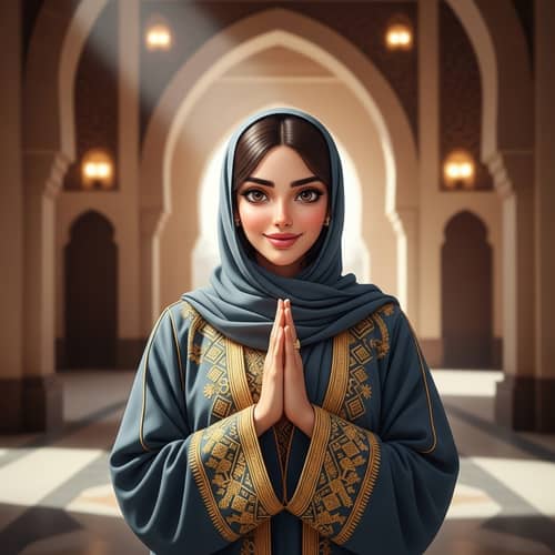 Saudi Arabian Woman: Traditional Beauty and Elegance