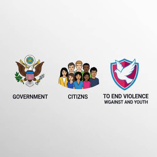 Government & Citizens Unite to End Violence Against Women & Youth