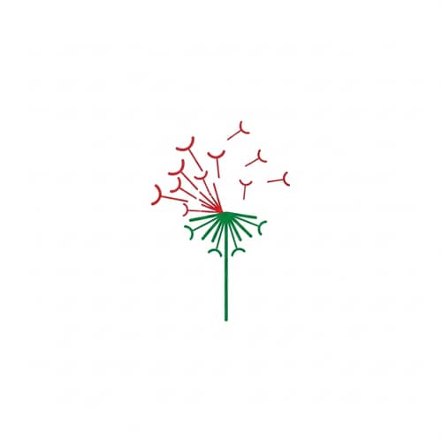 Minimalist Dandelion Logo Design for 蒲东英 Brand