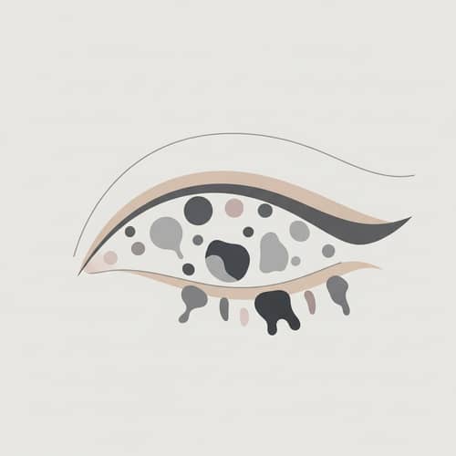Eyelid Tumors Abstract Art - Pathology Concept