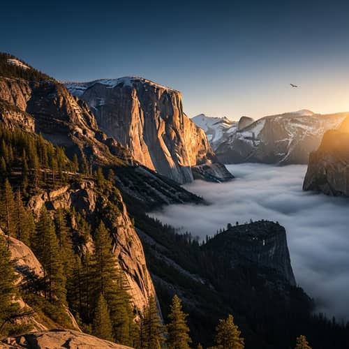 Majestic Mountain Peaks | Inspiring Sunrise View