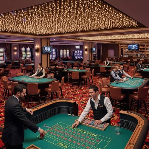 Luxurious Casino Experience with Diverse Games & Atmosphere