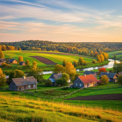 Enchanting Countryside in Latvia - Scenic Beauty and Serenity