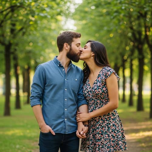 Romantic Couple's Outdoor Photoshoot | Candid Love Story