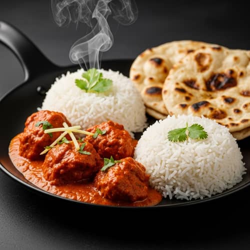 Aromatic Butter Chicken Lunch Special Menu | Exquisite Indian Dish