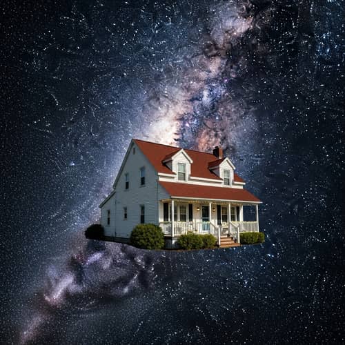 House in Outer Space - Milky Way Galaxy Living Experience