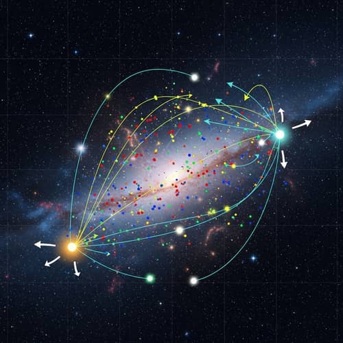 Particle Mapping with Gravitational Effects Visualized