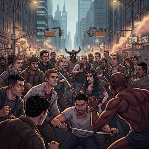 Urban Chaos: Gang Confrontation with Demonic Entity
