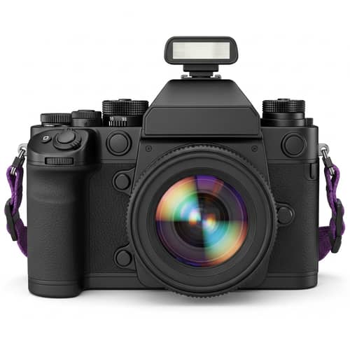 Professional-Grade Photography Camera - Detailed Close-Up Image