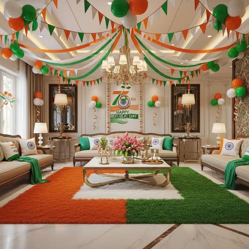 Republic Day Interior Design: Celebrating with National Colors