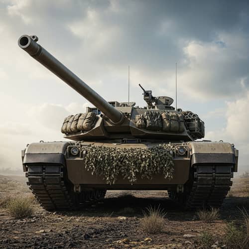 Un Tanque: A Realistic Military Tank Representation