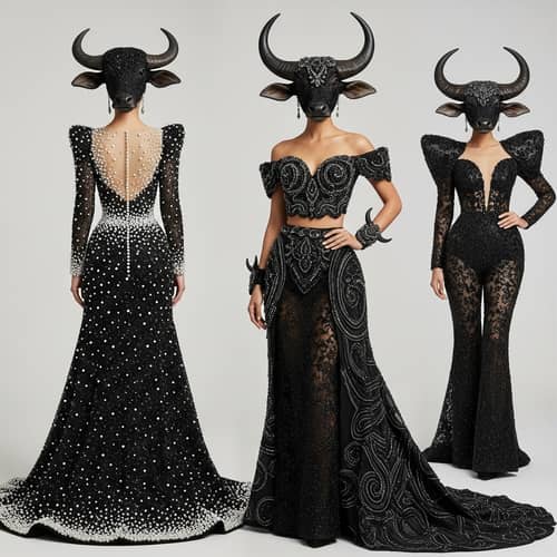 Carabao-Inspired Filipino National Costumes for Beauty Pageant