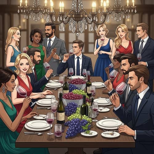 Elegant Wine Party: Sophistication & Charm | European Winery Style