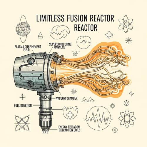 Achieving Limitless Energy with Fusion Reactor: Early 20th Century Style