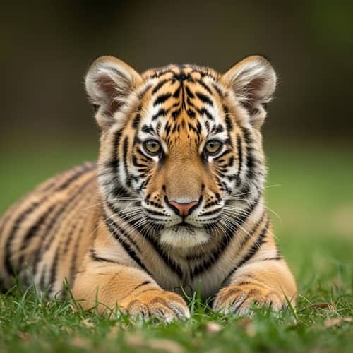 Adorable Baby Tiger - Cute Wildlife Photography